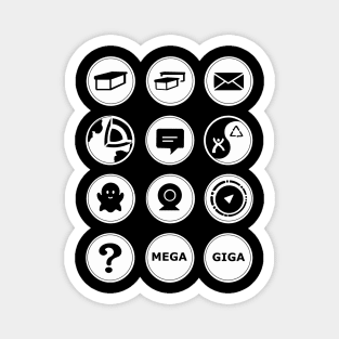 Geocaching Symbols Design Magnet