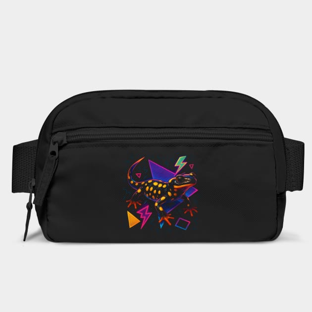 Retro Neon Lake Urmia Newt by Reptiq's Store