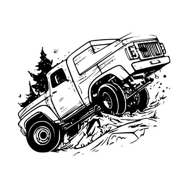 vintagetruck - monster truck by TeeTruck