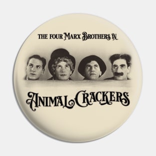 The 4 Marx Brothers in Animal Crackers Pin