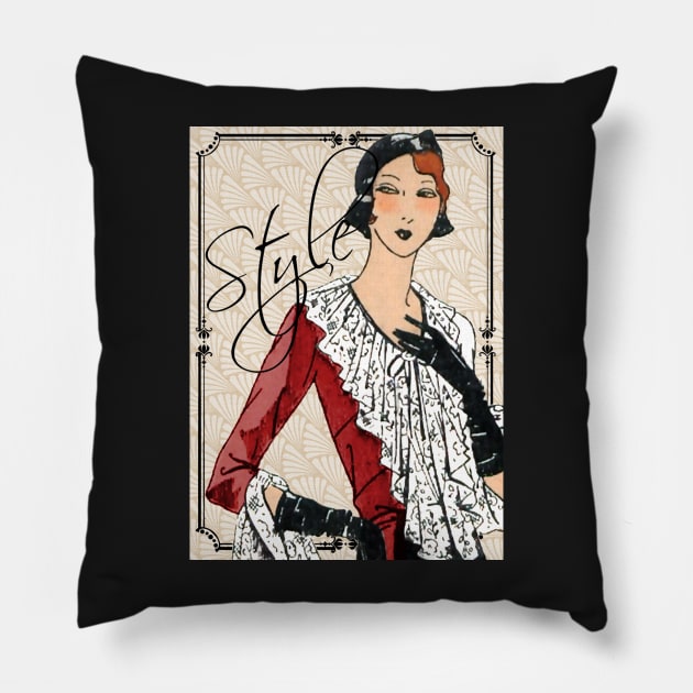 The 30s...Style Pillow by HeritageScrap