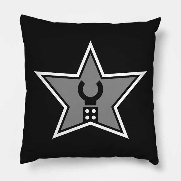 Customize My Minifig Trade Mark Logo Pillow by ChilleeW