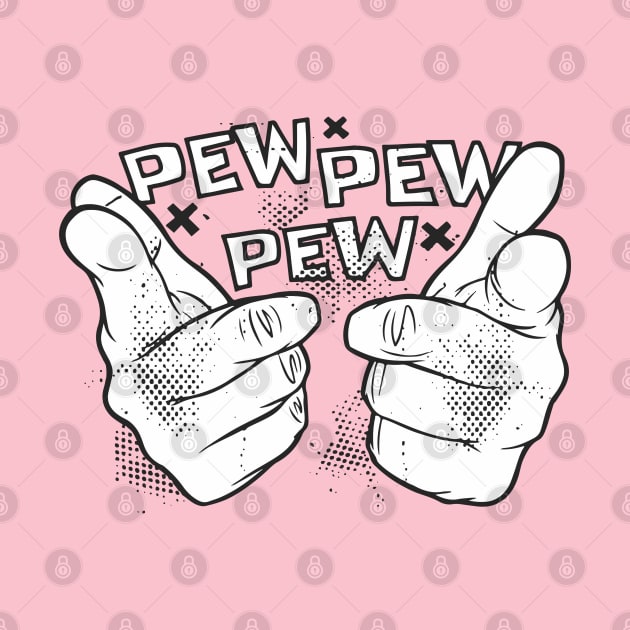 Pew pew fingers by Catfactory