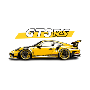 Porsche 911 992 gt3 rs victor art legendary yellow T-Shirt