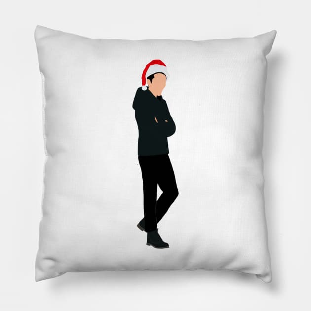 Holiday Ben Hargreeves Pillow by RockyCreekArt