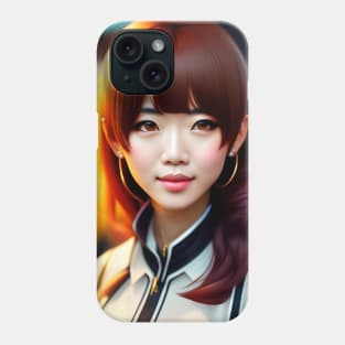 Anime Cute Girl Design Phone Case