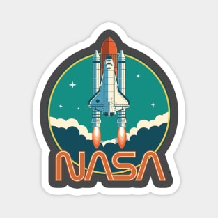 NASA Retro Vintage Space Logo Magnet