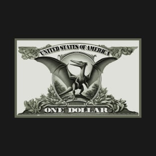 Pterodactyl Dollar Bill T-Shirt