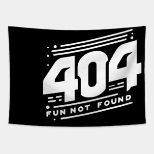 404 Fun Not Found (text v1) Tapestry