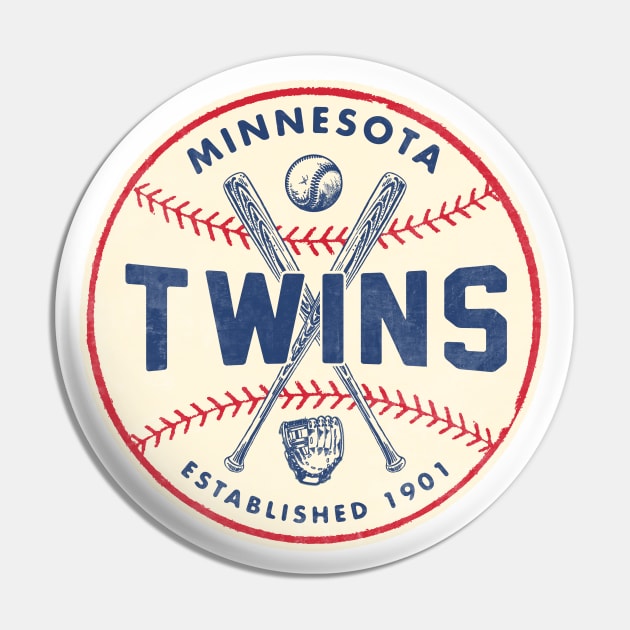 Throwback Minnesota Twins 1 by Buck Tee Pin by Buck Tee