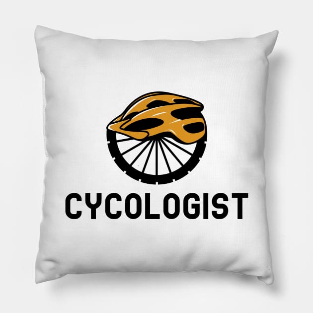 Cycologist Pillow by Jitesh Kundra