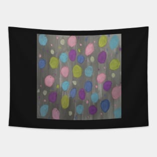 Pastel Bubbles Abtract Tapestry