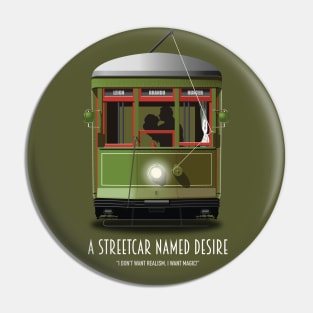 A Streetcar Named Desire - Alternative Movie Poster Pin