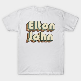 Elton John Lyrics T-Shirts for Sale