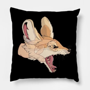 fox and hand Pillow