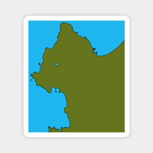 Monterey, California Map Magnet