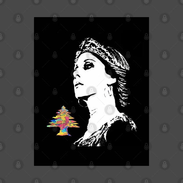 Fairuz Art cedar by Beirout