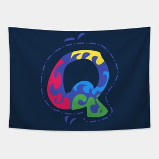 Letter Q Tapestry