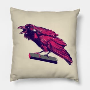 Sketch Crow No AH! Pillow