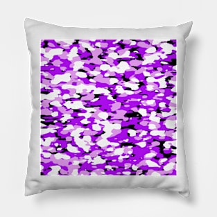 Purple Camouflage Pillow