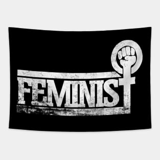 Feminist Vintage Feminism symbol Tapestry