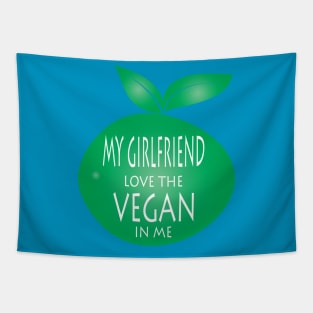 My Girlfriend Love The Vegan Tapestry