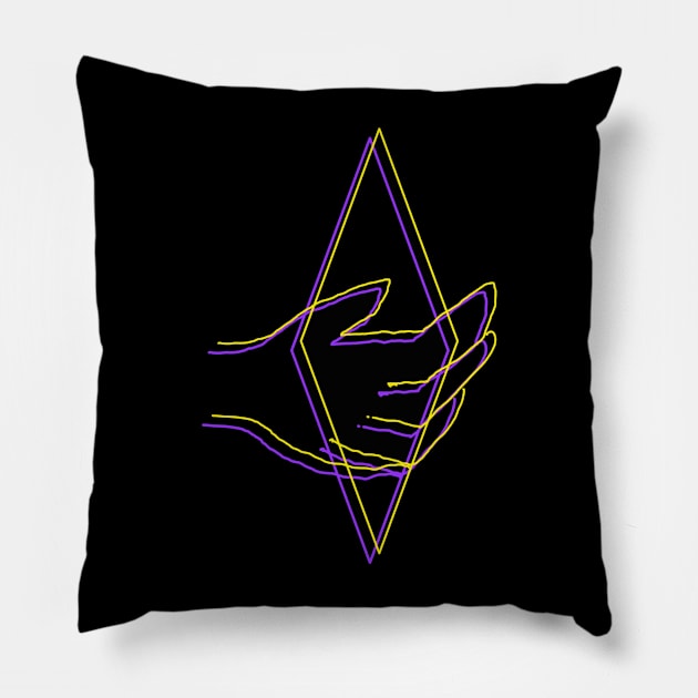 Multi Dimension Hand Pillow by BrokenTrophies