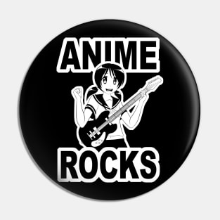 Anime Rocks! (Dark) Pin