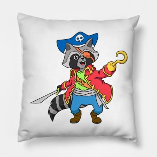 Captain Raccoon - Pirate Raccoon Pillow