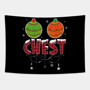 Funny Chest Nuts Couples Christmas Chestnuts Tapestry