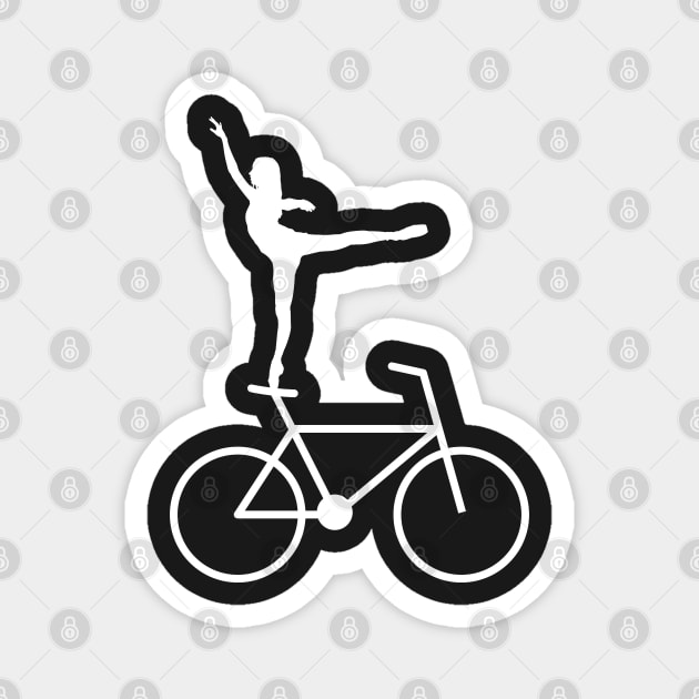 Dance on the bike - for bike/ dance lovers Magnet by LifeSimpliCity