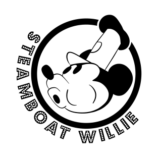 Steamboat Willie Sketch T-Shirt