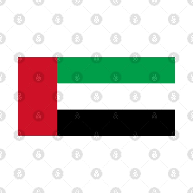 Flag of United Arab Emirates by COUNTRY FLAGS