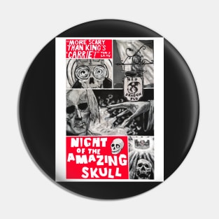 Night of the Amazing Skull Pin