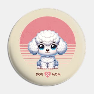 Poodle Puppy | Proud Dog Mom Pin