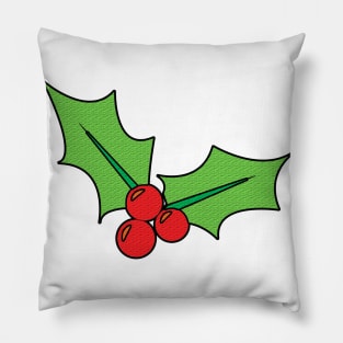 Christmas Mistletoe - Textured Pillow