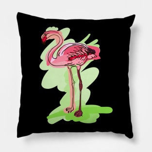 Phoenicopterus #07 Pillow