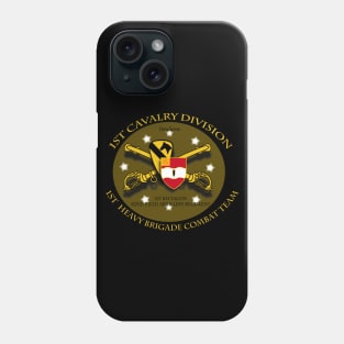 1st Cav Div - 1st Hvy Bde Cbt Tm - Ironhorse - 1st Bn 82nd FA Phone Case