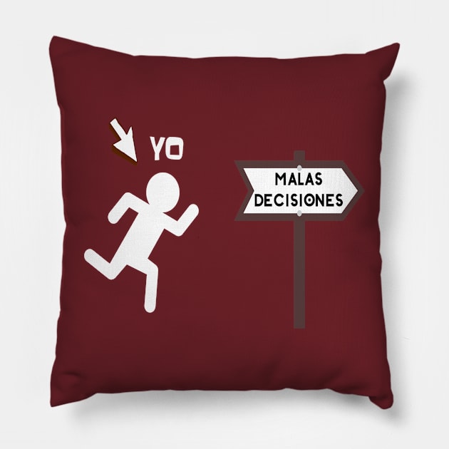 Camisa Graciosa Funny Hispanos Saying Tee Pillow by LatinoJokeShirt