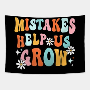 Groovy Growth Mindset Positive Teacher Back To School Tapestry