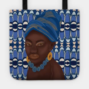 Artistic African Woman Tote