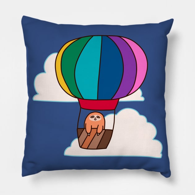 Hot Air Balloon Pillow by saradaboru