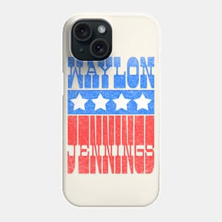 Waylon Jennings / Retro Style County Music Fan Design Phone Case