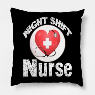 night shift nurse  funny nurse Pillow