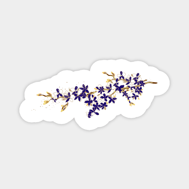 Sakura Branch Magnet by SWON Design