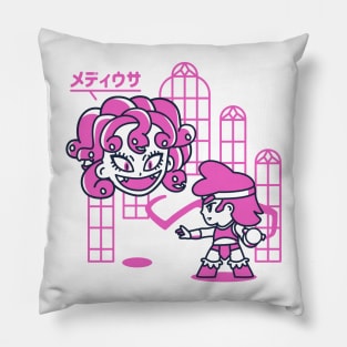 Back off Medusa! v2 Pillow