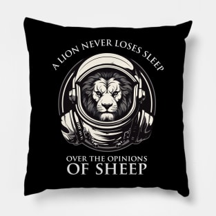 Lion Quotes Pillow