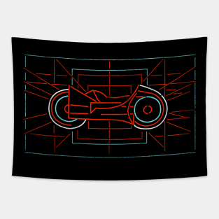 Tron Bike Tapestry