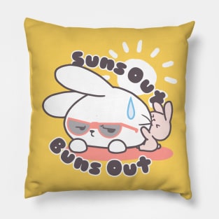 Cute Bunny Suns Out Buns Out | Loppi Tokki Relaxation Pillow