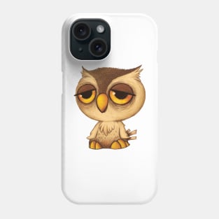 Sad owl Phone Case